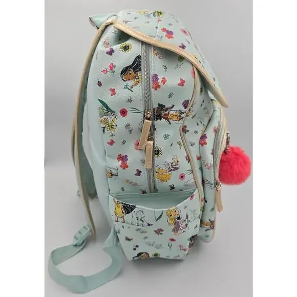 Disney Animators Collection Mint Green Princesses Backpack - Picture 6 of 9